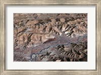 Three-Dimensional view of the Landscape of Lhasa, Tibet Fine Art Print