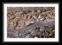 Three-Dimensional view of the Landscape of Lhasa, Tibet Fine Art Print