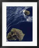 Satellite view of the Prince Edward Islands Fine Art Print