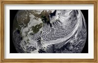 January 2, 2009 - Cloud Simulation of a Single Day Centered Over the Western Pacific Fine Art Print