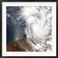 Tropical Cyclone Laurence off the Northwestern Coast of Australia Fine Art Print