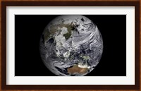 January 2, 2009 - Cloud Simulation of the Full Earth Fine Art Print