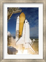 Space Shuttle Atlantis Lifts off from  Space Center, Florida Fine Art Print