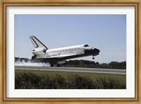 Space Shuttle Atlantis Touches Down at Kennedy Space Center, Florida Fine Art Print