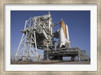 Space Shuttle Endeavour Atop a Mobile Launcher Platform at Kennedy Space Center Fine Art Print