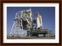 Space Shuttle Endeavour Atop a Mobile Launcher Platform at Kennedy Space Center Fine Art Print