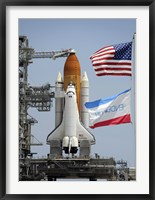 Space Shuttle Endeavour on the Launch Pad Fine Art Print