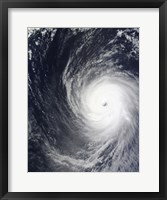 Super Typhoon Melor Hovers over the Pacific Ocean Fine Art Print