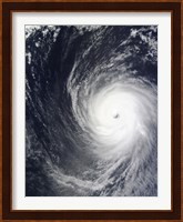 Super Typhoon Melor Hovers over the Pacific Ocean Fine Art Print