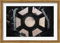 The Sahara Desert Visible through the Windows of the Cupola on the Tranquility Module Fine Art Print
