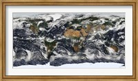 Detailed Satellite view of Earth Fine Art Print