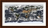Detailed Satellite view of Earth Fine Art Print