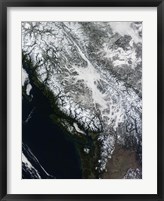 Fog and Snow in British Columbia Fine Art Print