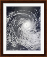 Cyclone Anja over the Southern Indian Ocean Fine Art Print