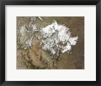 Snow Covers the Rocky Mountains in the Western United States Fine Art Print
