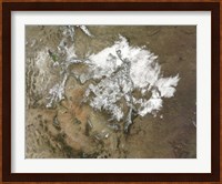 Snow Covers the Rocky Mountains in the Western United States Fine Art Print