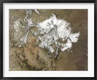 Snow Covers the Rocky Mountains in the Western United States Fine Art Print