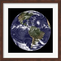 Full Earth Showing North America and South America Fine Art Print