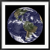 Full Earth Showing North America and South America Fine Art Print