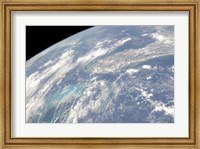 High Oblique Earth view of the Florida Peninsula and its Neighboring Geographic Features Fine Art Print