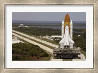 Space Shuttle Discovery Resting on the Mobile Launcher Platform Fine Art Print