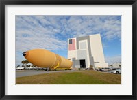 External Tank 130 Rolls Toward Kennedy Space Center's Vehicle Assembly Building Fine Art Print