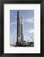 The Atlas V/Centaur arrives on the Launch Complex Fine Art Print