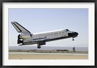 Space Shuttle Atlantis prepares for Landing Fine Art Print