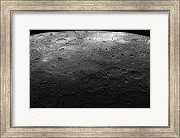 Large Craters on the Planet Mercury Fine Art Print