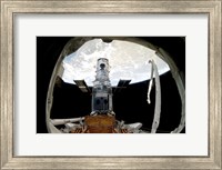 The Hubble Space Telescope, Locked Down in the Cargo Bay of Space Shuttle Atlantis Fine Art Print