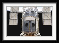 A Portion of the Hubble Space Telescope Locked down in the Cargo Bay of Space Shuttle Atlantis Fine Art Print