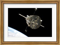 The Hubble Space Telescope in Orbit above Earth Fine Art Print