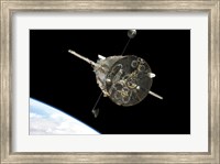The Hubble Space Telescope in Orbit above Earth Fine Art Print