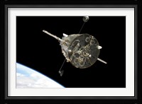 The Hubble Space Telescope in Orbit above Earth Fine Art Print
