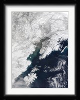 Ash Plume from Mount Redoubt, Alaska Fine Art Print