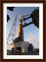 The Delta IV Rocket that will Launch the GOES-O Satellite into Orbit Fine Art Print