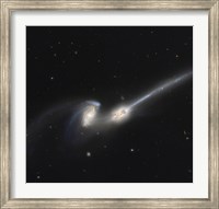 NGC 4676, also Known as the Mice Galaxies Fine Art Print