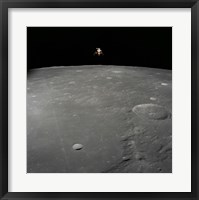 The Apollo 12 Lunar Module Intrepid is set in a Lunar Landing Configuration Fine Art Print