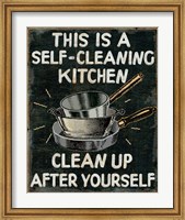Self Cleaning Kitchen Fine Art Print