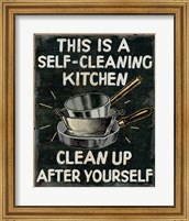 Self Cleaning Kitchen Fine Art Print