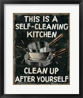 Self Cleaning Kitchen Fine Art Print