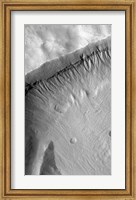 A Gullied Crater Wall in the Terra Sirenum Region of Mars Fine Art Print