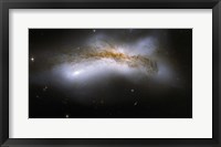 Colliding Spiral Galaxies Fine Art Print