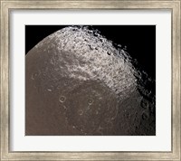 Saturn's Moon Lapetus Fine Art Print