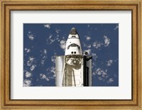 An Overhead view of the Exterior of Space Shuttle Endeavour Fine Art Print