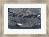 Manhattan Island and its Easily Recognizable Central Park Fine Art Print