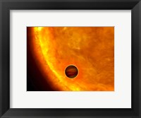 A Jupiter-Sized Planet Passing in Front of its Parent Star Fine Art Print