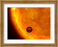 A Jupiter-Sized Planet Passing in Front of its Parent Star Fine Art Print