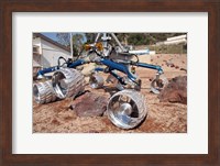 Scarecrow, a Mobility-Testing Model for Mars Science Laboratory Fine Art Print