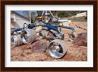 Scarecrow, a Mobility-Testing Model for Mars Science Laboratory Fine Art Print